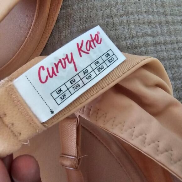 Curvy Kate Smoothie T-Shirt Plunge‎ Latte Beige - 32G - Picture 9 of 9